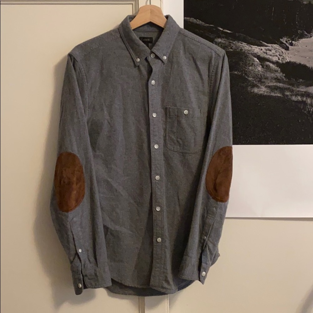 J Crew Men’s Cotton/Wool Shirt Men’s Small